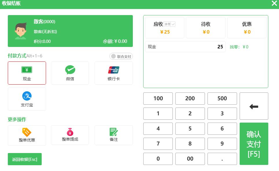 散客消费