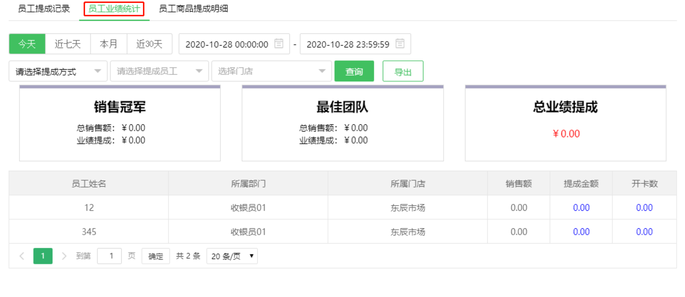 员工报表